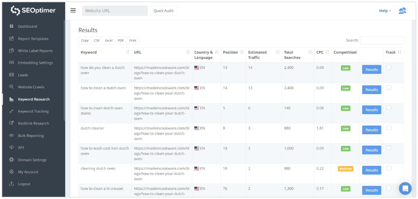 keyword research tool